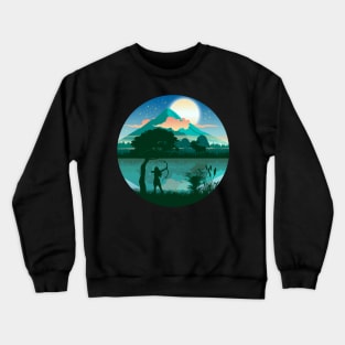 Midnight Hunter Nature Crewneck Sweatshirt